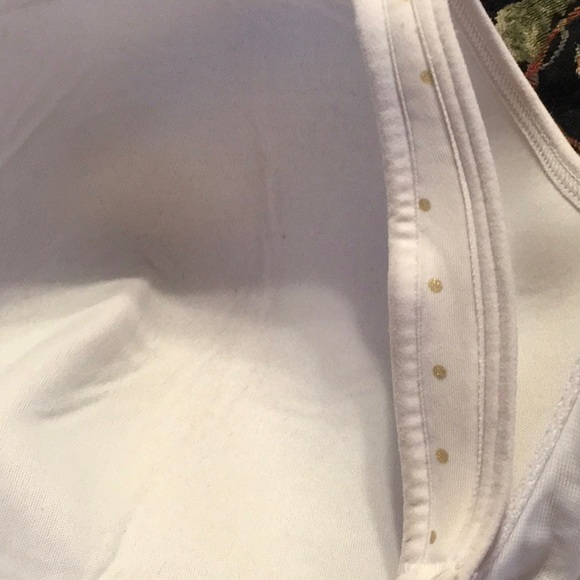 NWOT CACIQUE MOLDED CUP UNDERWIRE BRA,38H,Comfort Straps. Ivory/Gold Polka dots - Picture 11 of 12